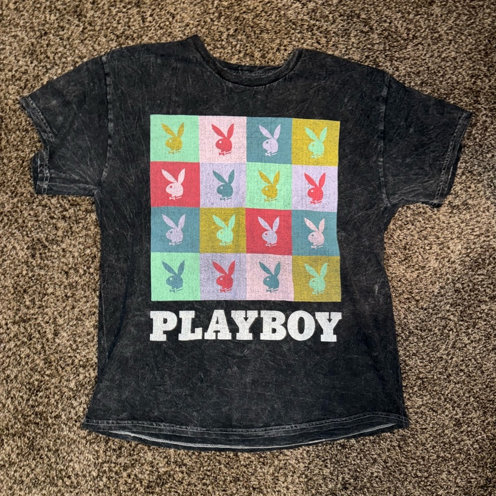 PLAYBOY Multicolor Bunny Patch Tee